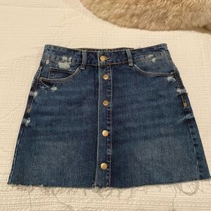 Zara Button Skirt